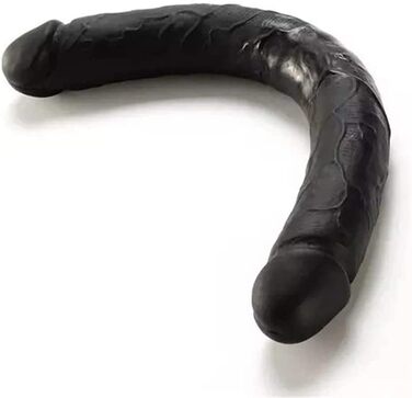 Двосторонній дилда Zooma Ultra-Long з реалістичного силікону, чорний