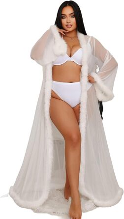 Штани-комбінезон з пір'я Ohyeahlady для жінок, сексуальний халат кімоно, довгий прозорий мереживний халат, пір'яний халат, жіноча нічна сорочка великих розмірів, бікіні, покриття для купальника, нігліж, халат з поясом, пляжне плаття, подарунок на День свя