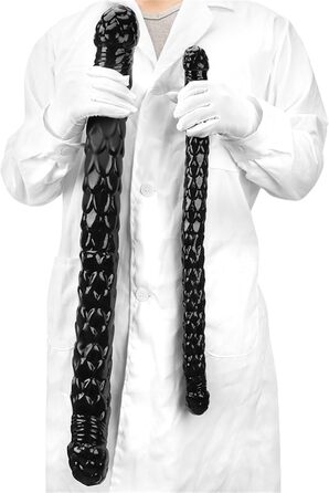 Анальний плагін Doppeldildo 52/70 см - гнучкий, для стимуляції G-точки, для пар, вагінальний дилататор