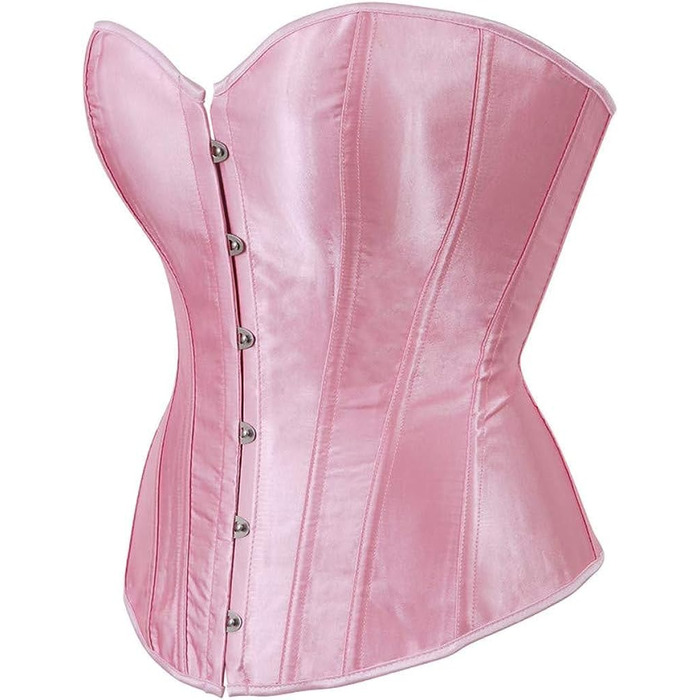 Корсет Daen Korsett великого розміру, сексуальний корсет, топ, спідня білизна (S, Рожевий)