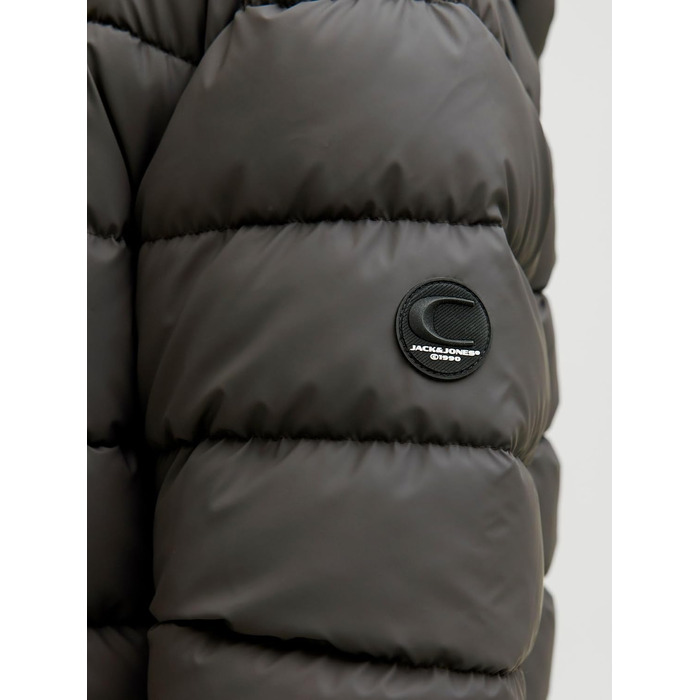 Чоловіча стібана куртка JACK & JONES, колір Asphalt, розмір S