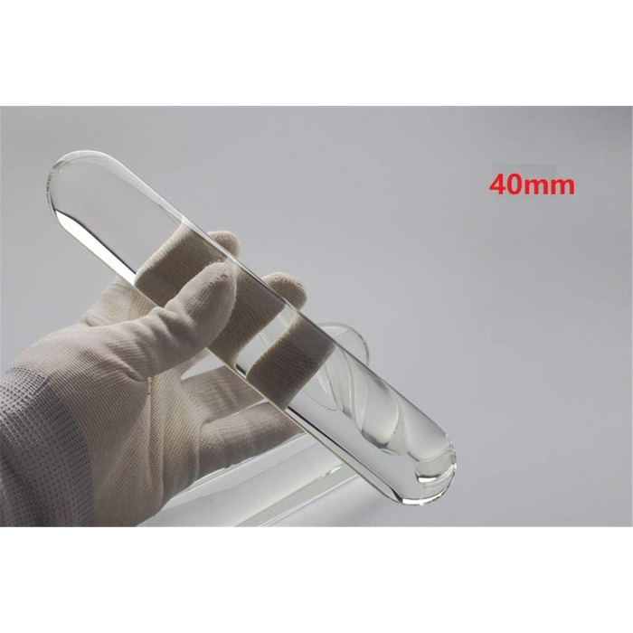 Анальний дилда з скла OnundOn, 23 см, 4.5 см (40 мм)