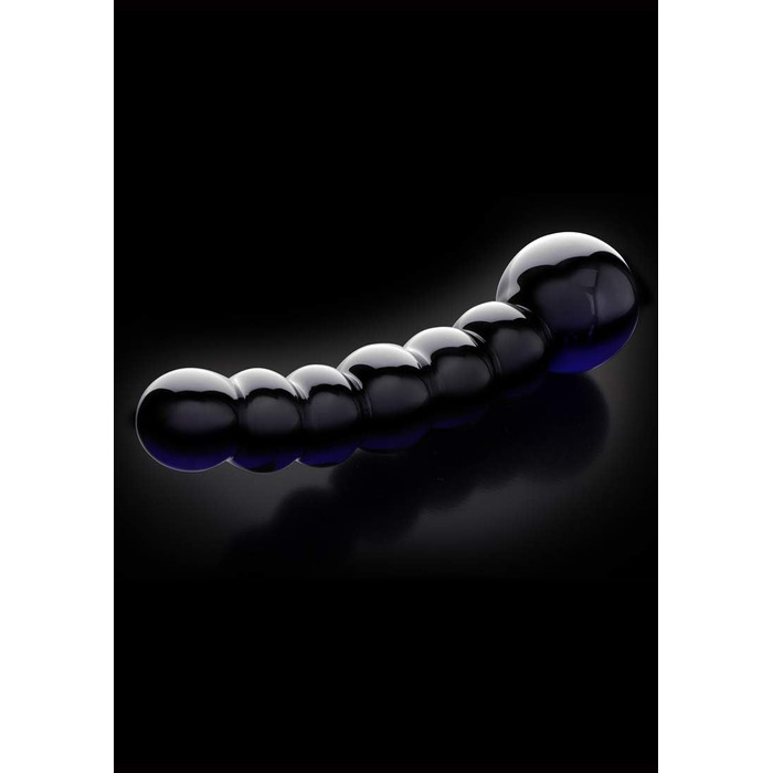 Масажер скляний PIPEDREAM Icicles No 29, блакитний (фіолетовий), ручної витримки