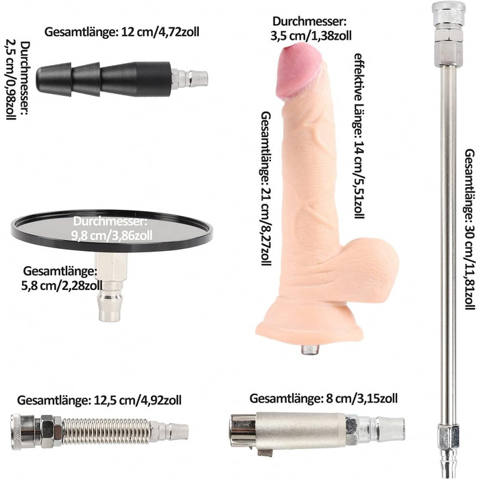 Масажер для тіла Fredorch F22 з дилдо - автоматичний, для чоловіків та жінок