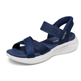 Жіночі сандалії Skechers Ultra Flex 3.0 Never Netter Hands Free Slip-ins, темно-сині (Navy), розмір 38 EU