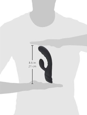 Vibrator Rabbit Nalone Pure, чорний, акумуляторний, CS-B027-BLK