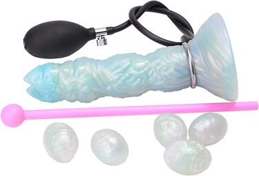 Анальний плаг з силікону Axcroo з 5 кульками, надувний, для анусу, вагінальний дилататор, мастурбатор, SM-іграшка для жінок та чоловіків