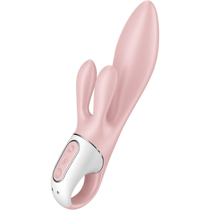 Satisfyer Air Pump Bunny 3: Надувний вібратор-кролик з 12 програмами | IPX7, Силікон