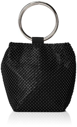 Жіночий клатч-гаманець Jessica McClintock Gwen Ball Mesh Ring Wristlet Pouch чорного кольору