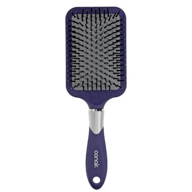 Масажний paddle-брашинг для волосся Conair Velvet Touch, розчісуюча щітка для всіх типів волосся