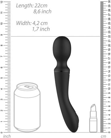 SHOTS VIVE Silicone Vibe Kontrolle - вібратор силіконовий, 1 шт (Чорний)