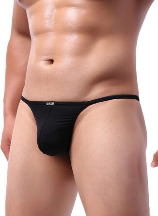 Танга чоловічі iKingsky, 9 шт. в упаковці, чорні, XL
