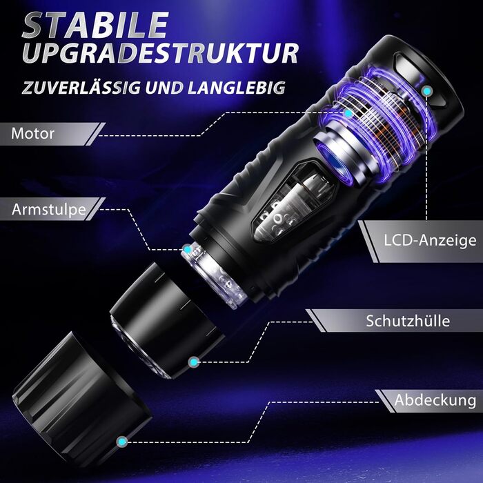 Мастурбатор Honeyexp Sexmaschine з 7 режимами, телескопічною функцією та керуванням через додаток для чоловіків