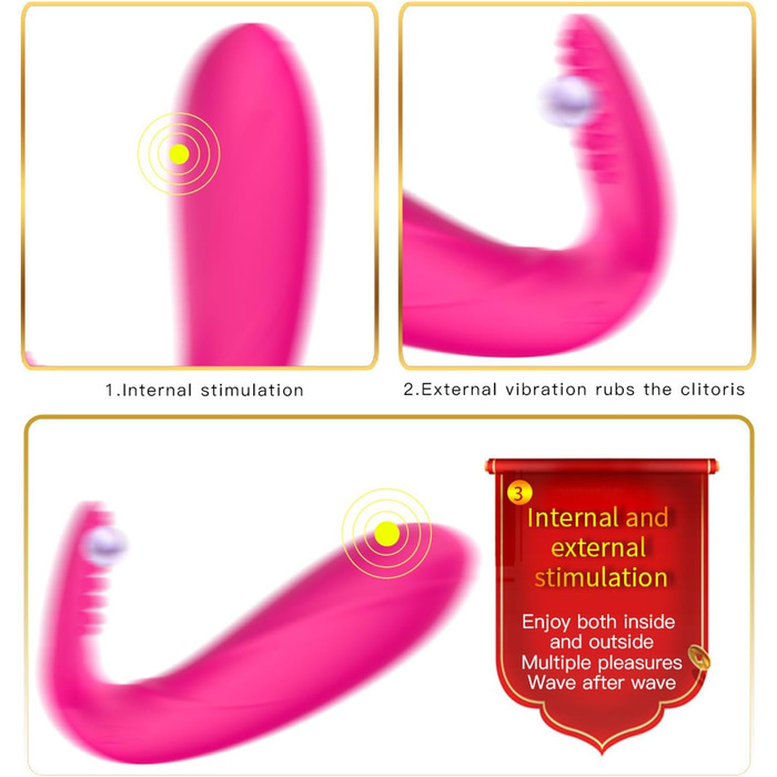 Вібратор-кулька ChicLSQ з пультом дистанційного керування, 10 режимів вібрації, для стимуляції клітора, вагіни та G-точки, нагрівається до 42°C