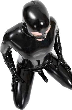 Комбінезон-латексний з лакованої шкіри для чоловіків SMGZC - сексуальний, обтягуючий, одноцільний костюм, боді з гуми