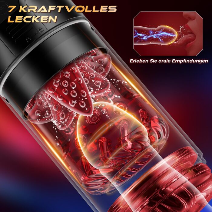 Електричний мастурбатор для чоловіків з вібрацією та функцією ковзання - стимулятор пеніса, секс-іграшка