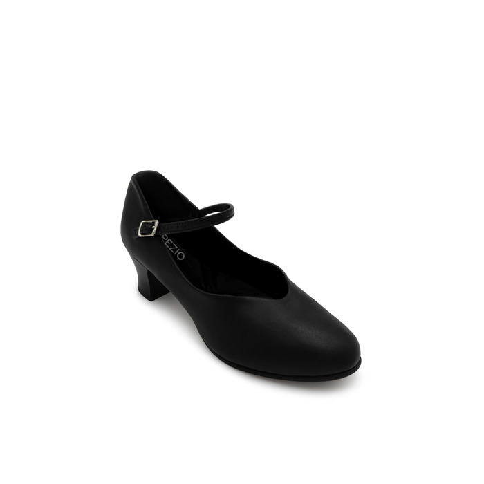 Жіночі танцювальні туфлі для характерного танцю Capezio Jr. Footlight, чорні