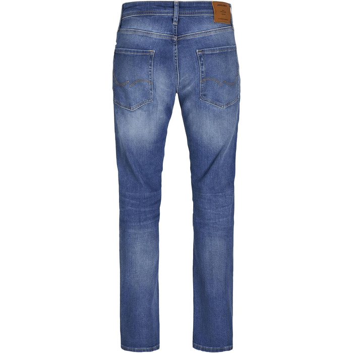 Чоловічі джинси Jack & Jones Comfort Fit JJIMIKE синього кольору (Blue Denim), розмір 36W/34L