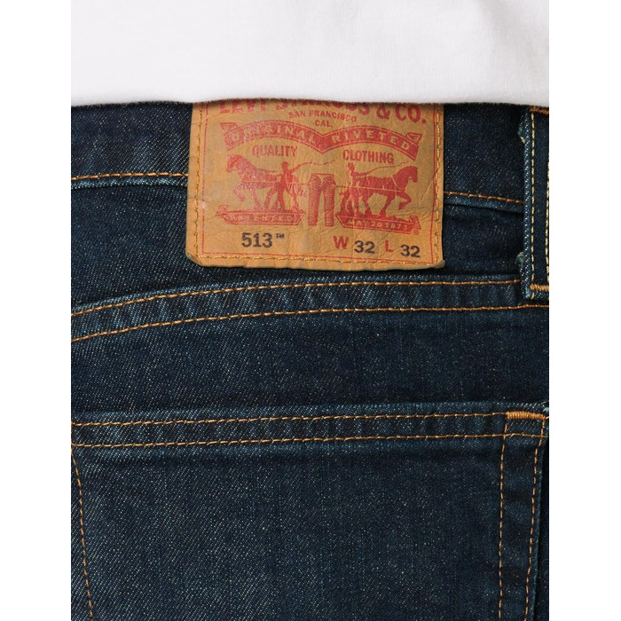 Чоловічі джинси Levi's 513 Slim Straight (30W / 34L), колір New Bio