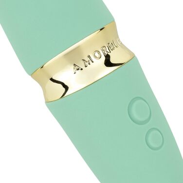 Вібратор AMORELIE Quickie для G-точки, 15 см, зелений | Водостійкий, з акумулятором