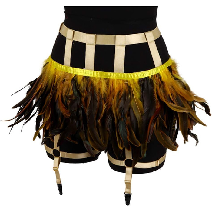 Жіночі мереживні накладки на стегна, ремінці для ніг, пояс для шкарпеток, готичний стиль, регульовані, для клубу, вечірки, танців, фестивалів (білий, світло-жовтий)