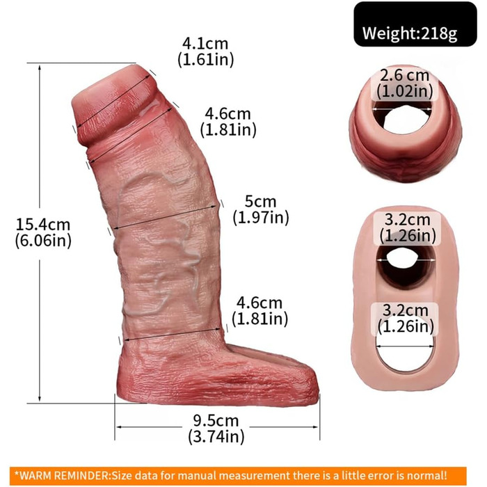 Реалістичний пеніс-чохол ZTHBYSB з потовщеним мошонкою, з рідкого силікону, для збільшення та затримки еякуляції, секс-іграшка для чоловіків та пар