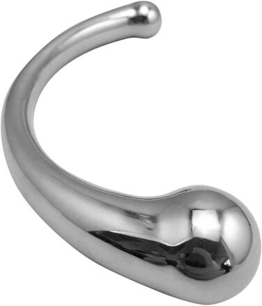 Анальний плагін з подвійним наконечником з нержавіючої сталі - масажер простати для жінок та чоловіків