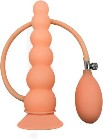 Анальний плагін з 6 перлами, силікон, великий розмір, регульований, для стимуляції та масажу простати, XL, для гомосексуалів