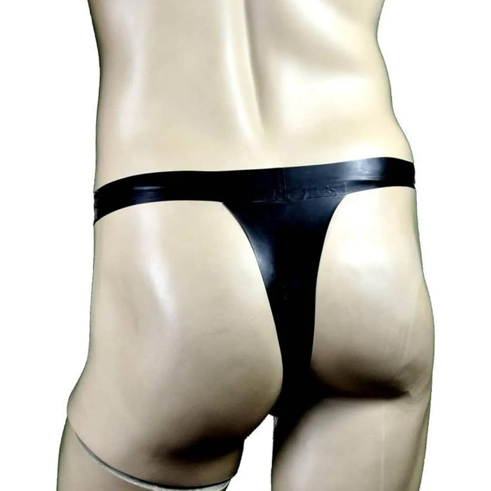 Чоловічі труси-сліпи з натурального каучуку, чорного кольору, розмір M (доступні розміри: XXL, латекс)