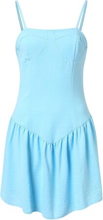 SRZYMJ Сексуальне нічне вбрання для жінок - прозора мереживна піжама/сорочка/нічна сорочка з танго (A3-блакитний, L)