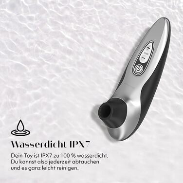 Womanizer Pro 40 - вібратор для клітора, 6 рівнів інтенсивності, вологостійкий, magenta/чорний