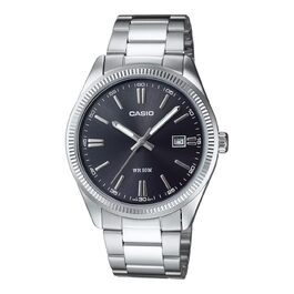Чоловічий наручний годинник Casio Collection сріблястий/чорний