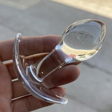 Набір анальних кульок зі скла ScreaAss (S/M/L/XL) з T-подібною основою - набір 4 шт.