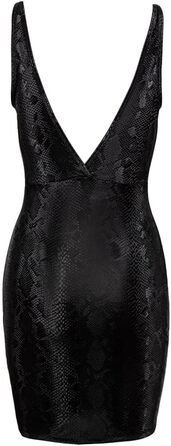 Сукня жіноча Erotische Kleid Cottelli PARTY, чорний/сірий, XL