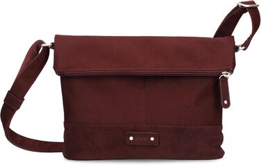 Жіноча сумка-кросбоді Zwei Olli OT6 Rolltop, водонепроникна сумка через плече 2.4 л, двоколірна (Bordeaux)
