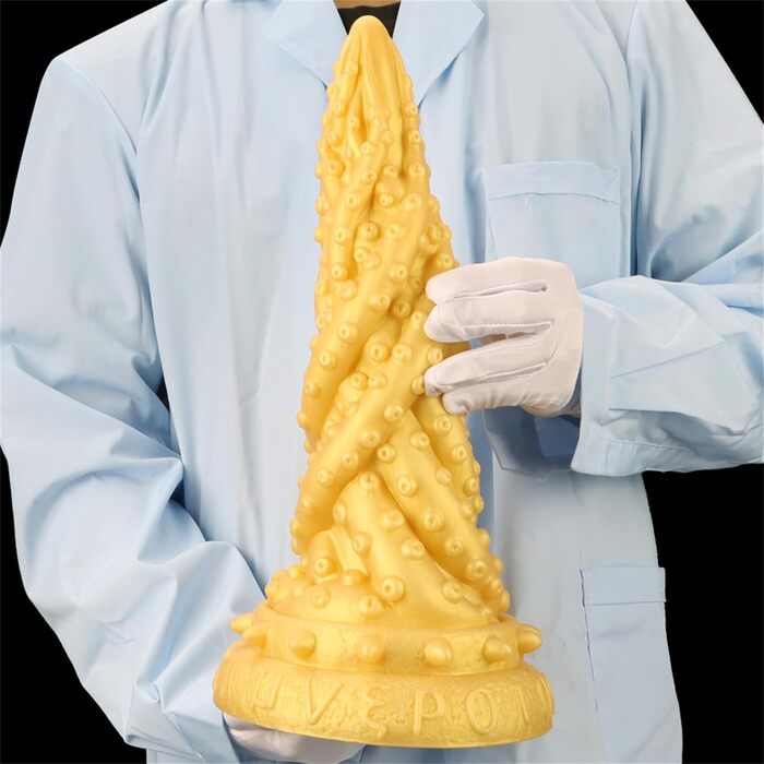 Анальний розширювач Hrekssi 38 см, золотий, для жінок - секс-іграшки, анальні іграшки