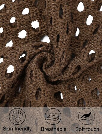 Костюм чоловічий сітчастий AIEOE 2-частинний: шорти та сорочка, розмір M-3X (XXL), колір коричневий