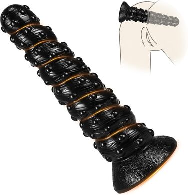 Анальний дилда BDSMAGE XXL, діаметр 9 см. Великий анальний плаг для жінок та чоловіків. Еротичні іграшки для пар. Чорний колір