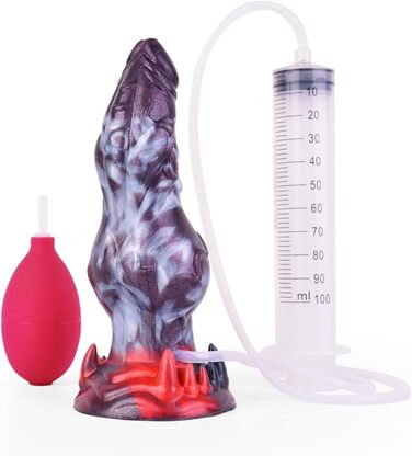 Анальний вібратор Jixaxe Fantasy з функцією пульсації, форма дракона, силікон, для жінок та чоловіків