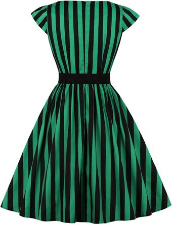 Сукня Rockabilly AXOE 50-х років, бавовна з поясом (XL, S01)