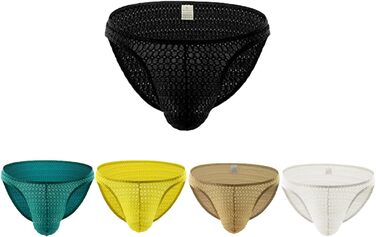 Чоловічі труси-стрінги Faringoto з сітки, дихаючі, сексуальні, бікіні, розмір L, 5 кольорів