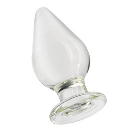 Анальний розширювач зі скляним конусом Kristall, 7.5 x 16 см для жінок та чоловіків