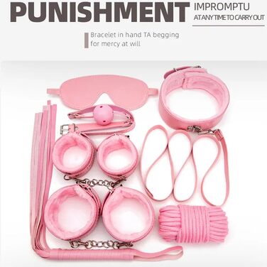 Набір BDSM 25 предметів: кайдани, реалістичний анал-плаг, кліпси для сосків, батіг, маска для очей