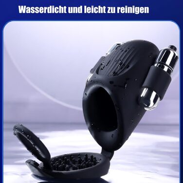 Вібратор для чоловіків Jpscor Eichelvibrator – 10 режимів, сильний стимулятор, електричний кубок-вібратор для соло