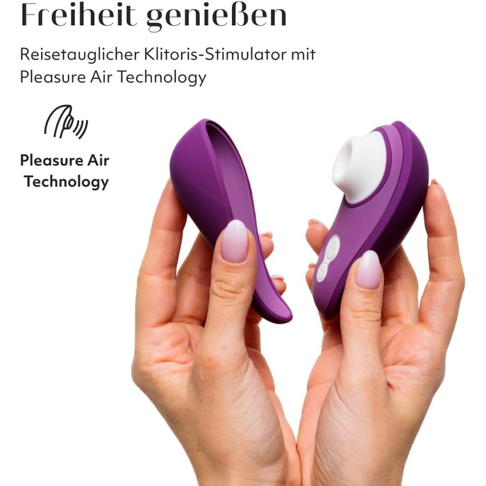 Womanizer Pleasure Air Toy - Стимулятор клітора з 8 рівнями інтенсивності, водонепроникний вібратор для жінок та пар, Sage Green (Liberty 2)