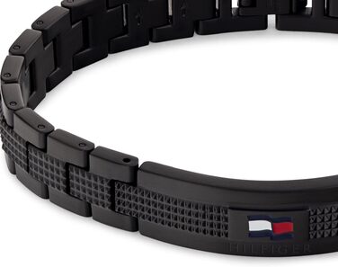 Чоловічий браслет Tommy Hilfiger з нержавіючої сталі, ланцюжок (чорний)