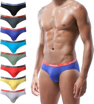 Боксеры чоловічі PHOLEEY з модалю та мікрофібри, низька посадка, підтримка, еластичний пояс, 8 шт., XL