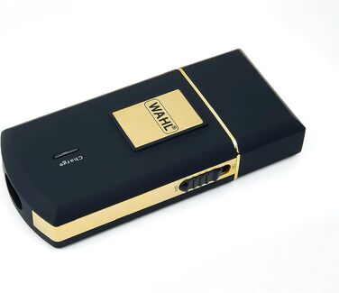 Електрична бритва для подорожей Wahl Travel Shaver Gold Edition — акумуляторна компактна машинка для гоління чоловіків, золотиста