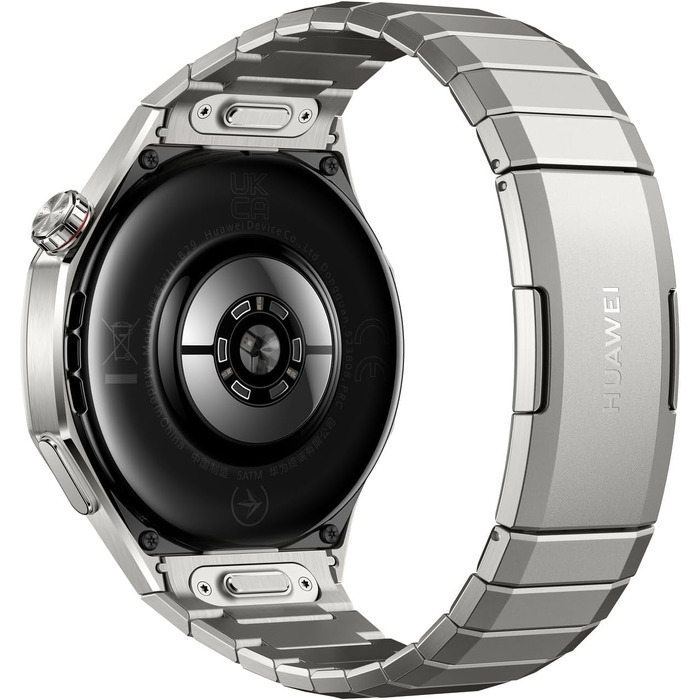 Смарт-годинник Huawei Watch GT 5 Pro 46mm Titanium: титановий корпус, ЕКГ, GPS, моніторинг здоров'я та спорту, Bluetooth-дзвінки, до 14 днів автономності, для iOS та Android