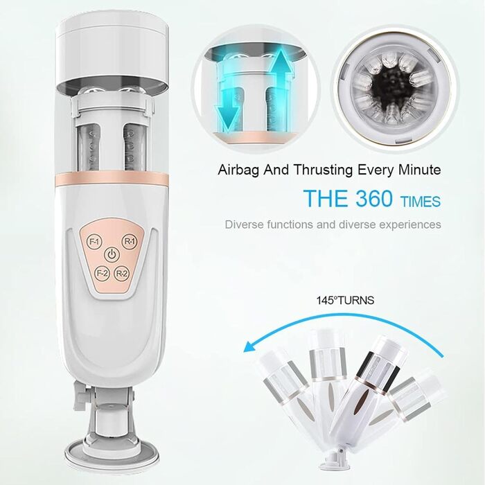 Електричний мастурбатор для чоловіків з 10 телескопічними режимами та 5 швидкостями. Автоматичний стимулятор пеніса для чоловіків. Іграшка для дорослих.